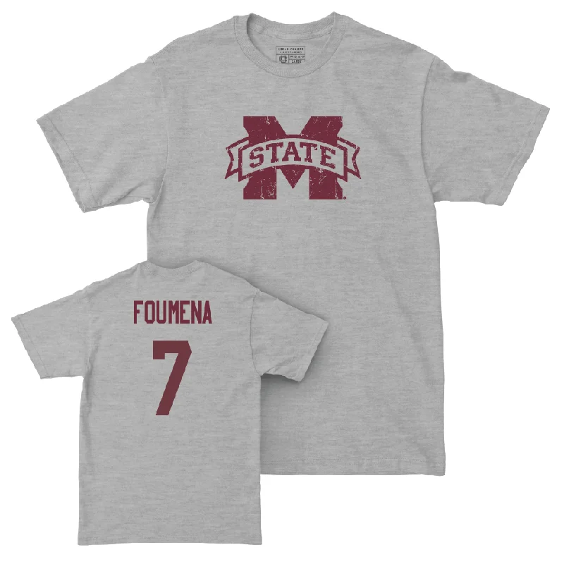 Men's basketball T-shirts team-style -Sport Grey Men's Basketball Classic Tee  - Jeremy Foumena