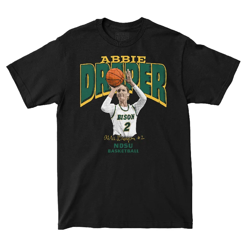 Men's basketball T-shirts lightweight-game -EXCLUSIVE RELEASE: Abbie Draper Signature Black Tee