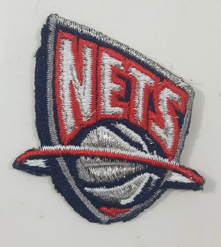 Basketball jerseys special-edition -New Jersey Nets NBA Basketball Team Logo 1 3/4" x 2" Embroidered Fabric Sports Patch Badge