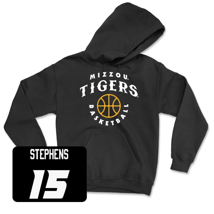 Men's basketball hoodie team offer -Men's Basketball Black Hardwood Hoodie - Danny Stephens