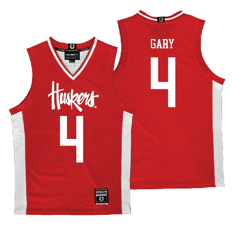 Basketball jerseys lightweight-design -Nebraska Men's Basketball Red Jersey - Juwan Gary | #4