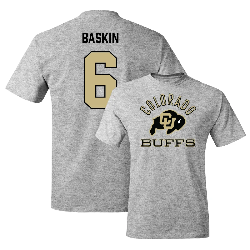 Men's basketball T-shirts stylish-breathable -Sport Grey Men's Basketball Classic Tee  - Trevor Baskin