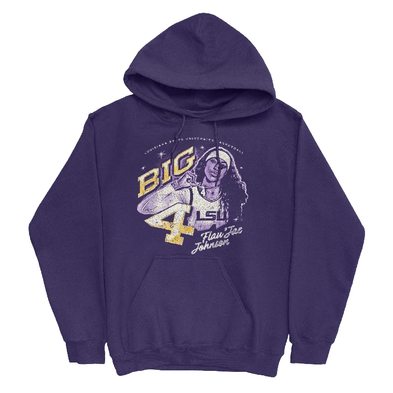 Men's basketball hoodie custom outfit -EXCLUSIVE DROP: Flau'jae Johnson - Big 4 Drop Hoodie