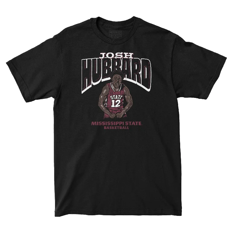 Men's basketball T-shirts stylish-stretch -EXCLUSIVE RELEASE: Josh Hubbard Signature Black Tee