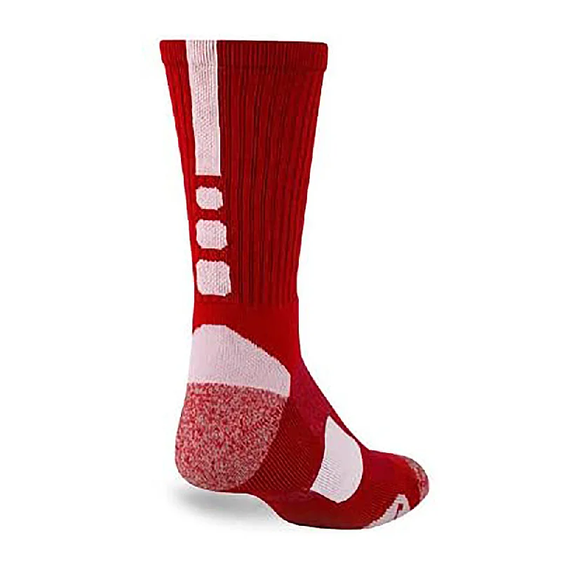 Basketball socks lightweight-retro -Pro Feet Shooter Multi-Sport Performance Crew Socks-Size XL (13-16)