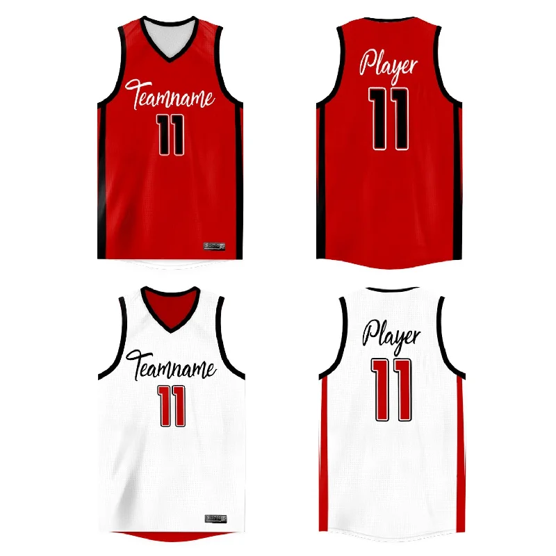 Basketball jerseys stylish-pro -Custom Reversible Mesh Basketball Jersey Personalized Double Side Tops