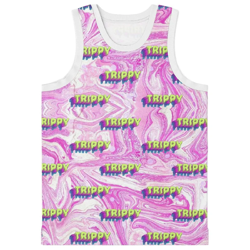 Basketball jerseys vintage -Trippy Trippy Basketball Jersey