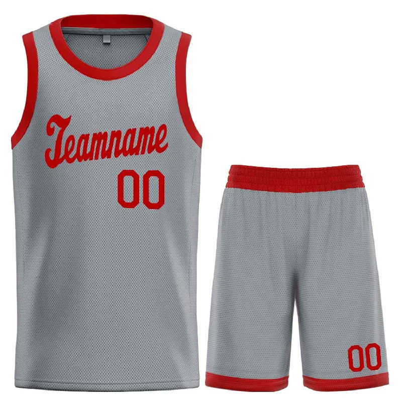 Basketball jerseys minimalist -Custom Dark Gray Maroon Classic Sets Sports Uniform Basketball Jersey